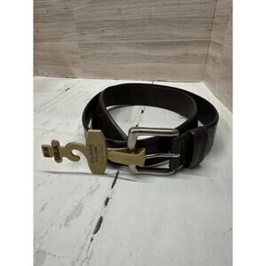 Class Club Boy’s Brown Cowhide Leather Dress Belt Size 26 28 Casual